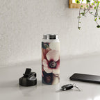 Enchanted Moody Floral Portrait Water Bottle Gallery Image 4