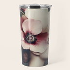 Enchanted Moody Floral Portrait Travel Mug Gallery Image 1