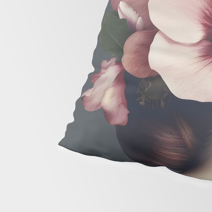 Enchanted Moody Floral Portrait Pillow Sham Gallery Image 4