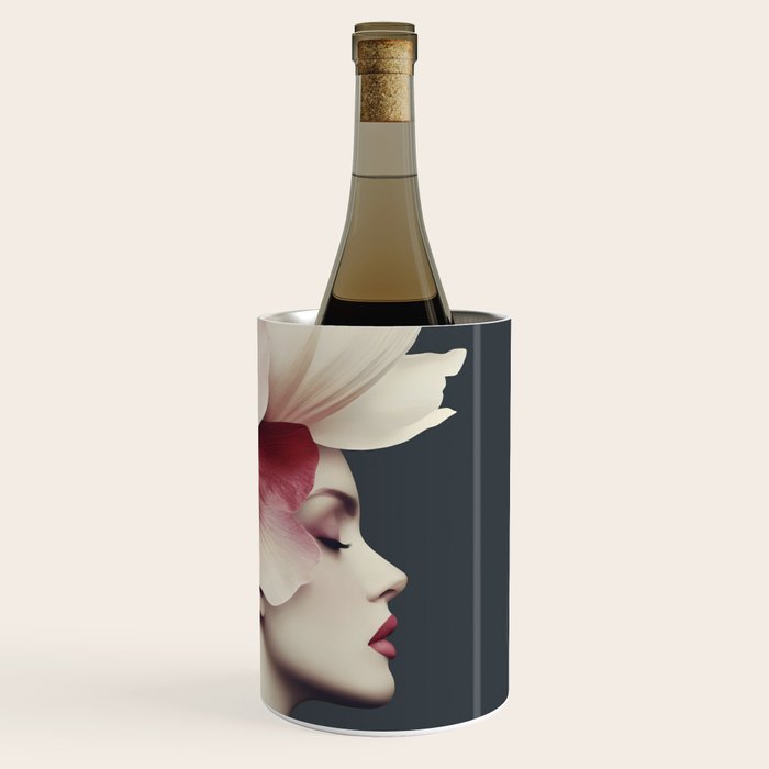 Enchanted Moody Floral Portrait Wine Chiller Gallery Image 3