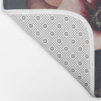 Enchanted Moody Floral Portrait Bath Mat Gallery Image 2