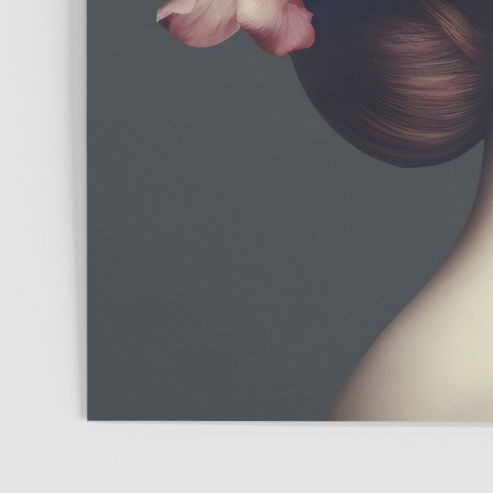 Enchanted Moody Floral Portrait Poster Gallery Image 3