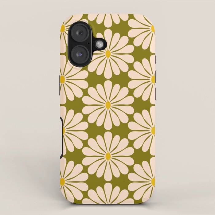 Retro Modern Daisy - 70s iPhone Case Gallery Image 1