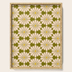 Retro Modern Daisy - 70s Serving Tray Gallery Image 1