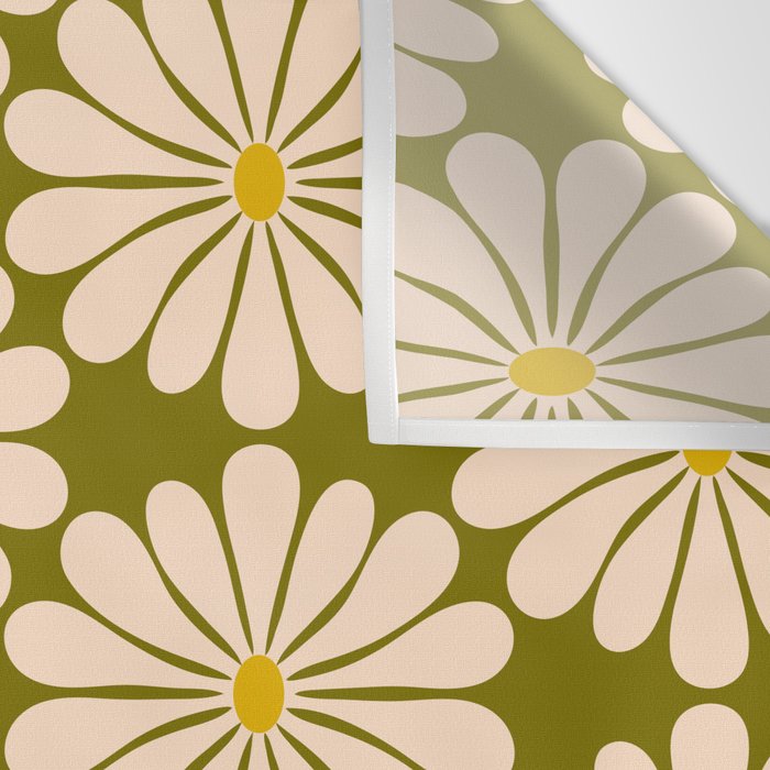 Retro Modern Daisy - 70s Wall Tapestry Gallery Image 3
