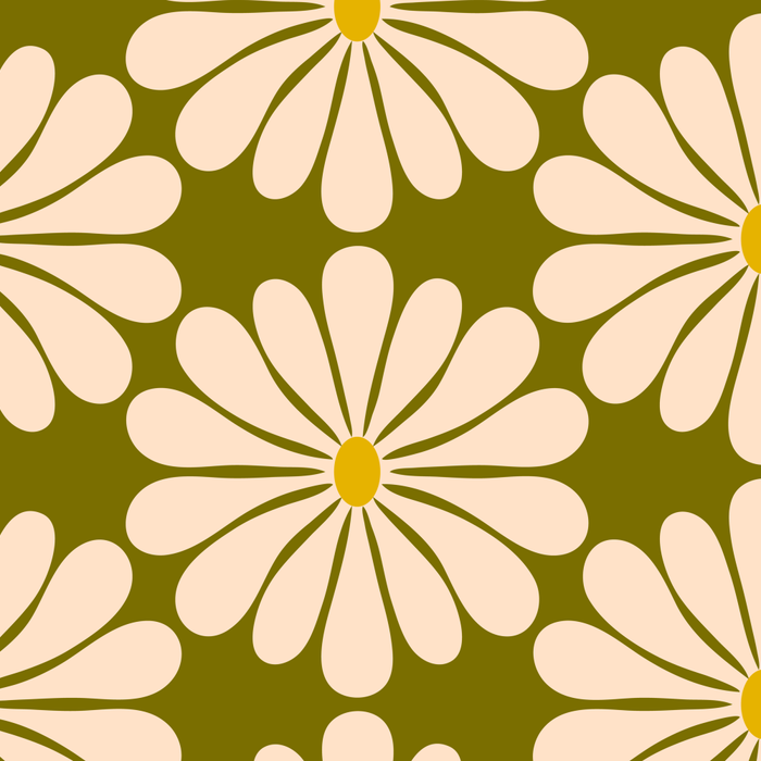 Retro Modern Daisy - 70s Coffee Mug Gallery Image 2