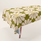 Retro Modern Daisy - 70s Tablecloth Gallery Image 1