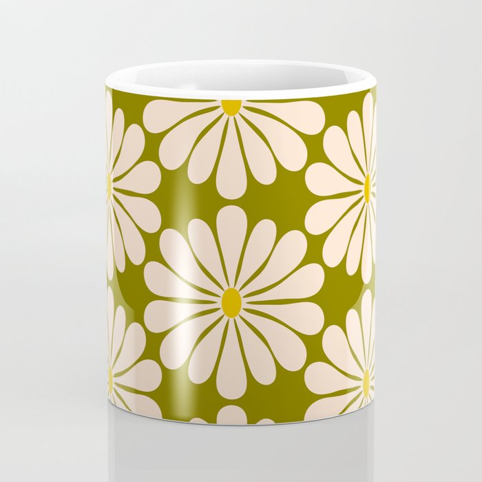 Retro Modern Daisy - 70s Coffee Mug Gallery Image 4