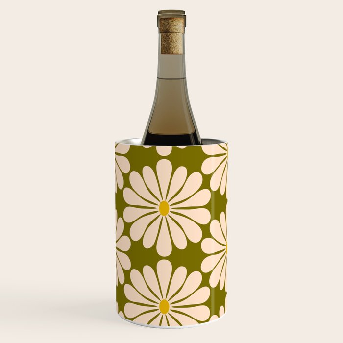 Retro Modern Daisy - 70s Wine Chiller Gallery Image 3