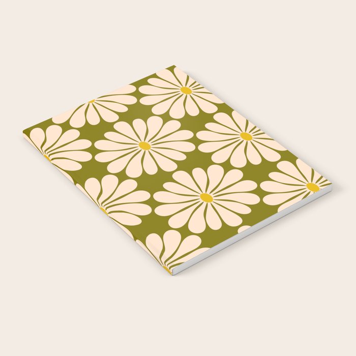 Retro Modern Daisy - 70s Notebook Gallery Image 1