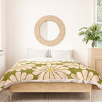 Retro Modern Daisy - 70s Duvet Cover Gallery Image 3
