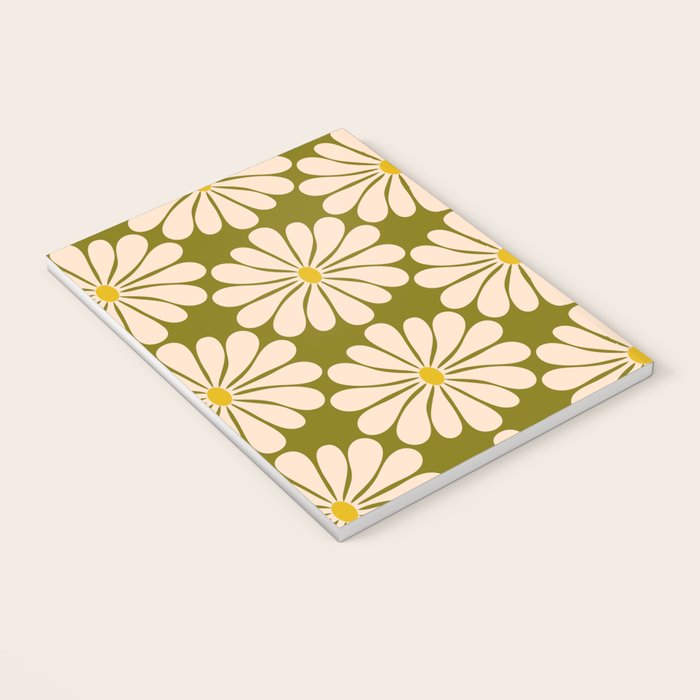 Retro Modern Daisy - 70s Notebook Gallery Image 3