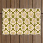 Retro Modern Daisy - 70s Outdoor Rug Gallery Image 1
