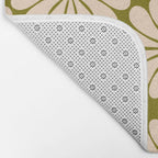 Retro Modern Daisy - 70s Bath Mat Gallery Image 2