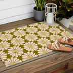 Retro Modern Daisy - 70s Outdoor Rug Gallery Image 2
