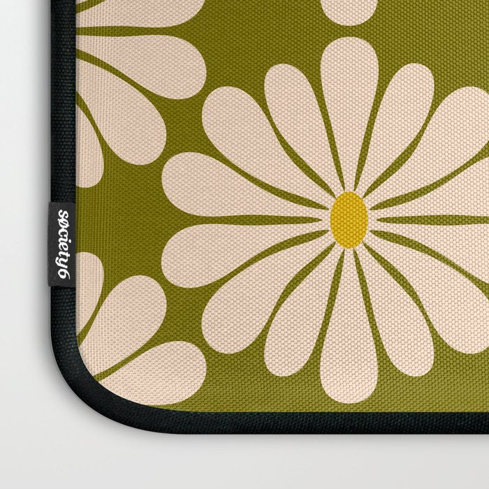 Retro Modern Daisy - 70s Laptop Sleeve Gallery Image 3