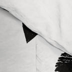Hand-Drawn Hearts (Black & White Pattern) Comforter Gallery Image 4