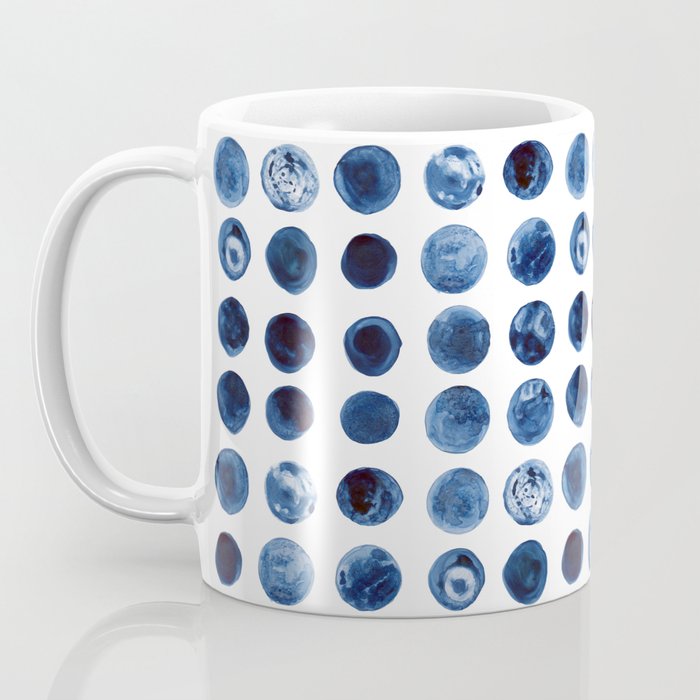 Blueberries | Watercolour Pattern Coffee Mug Gallery Image 3