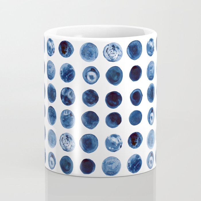 Blueberries | Watercolour Pattern Coffee Mug Gallery Image 4