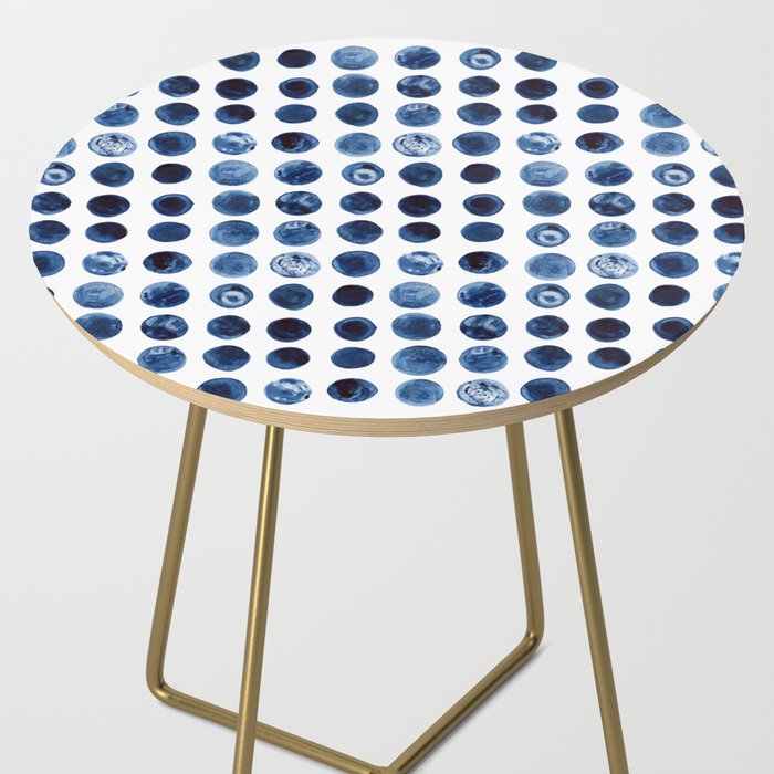 Blueberries | Watercolour Pattern Side Table Gallery Image 2