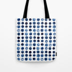 Blueberries | Watercolour Pattern Tote Bag Gallery Image 1