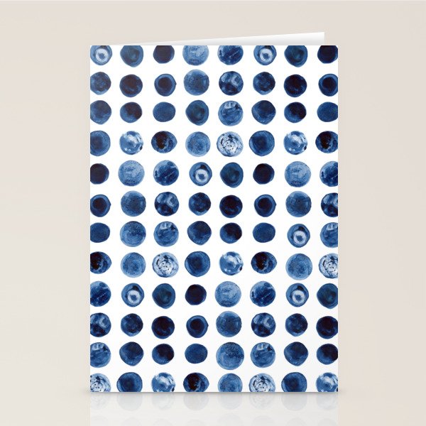 Blueberries | Watercolour Pattern Stationery Card Gallery Image 2