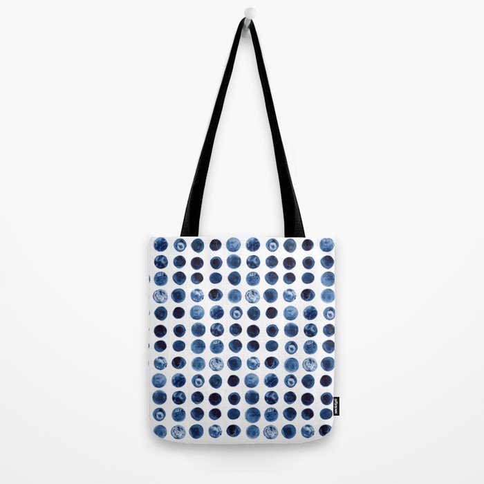 Blueberries | Watercolour Pattern Tote Bag Gallery Image 2