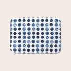 Blueberries | Watercolour Pattern Bath Mat Gallery Image 1