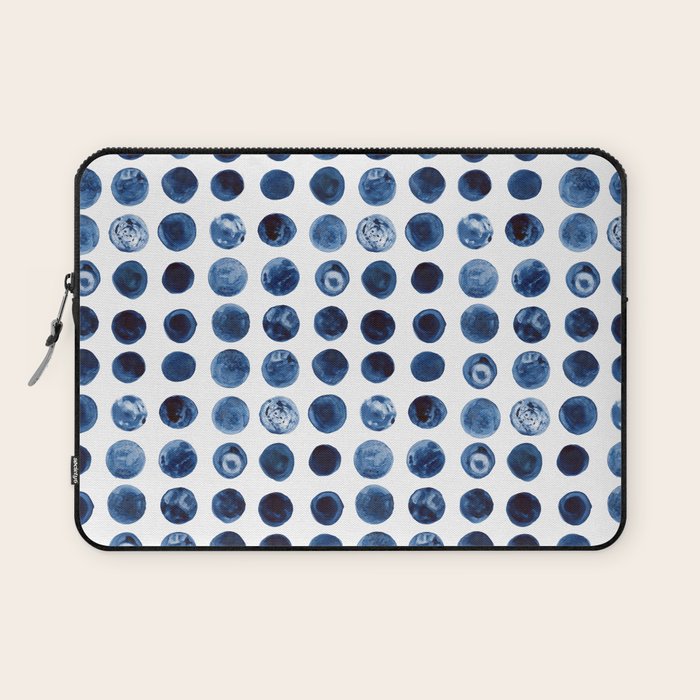 Blueberries | Watercolour Pattern Laptop Sleeve Gallery Image 1