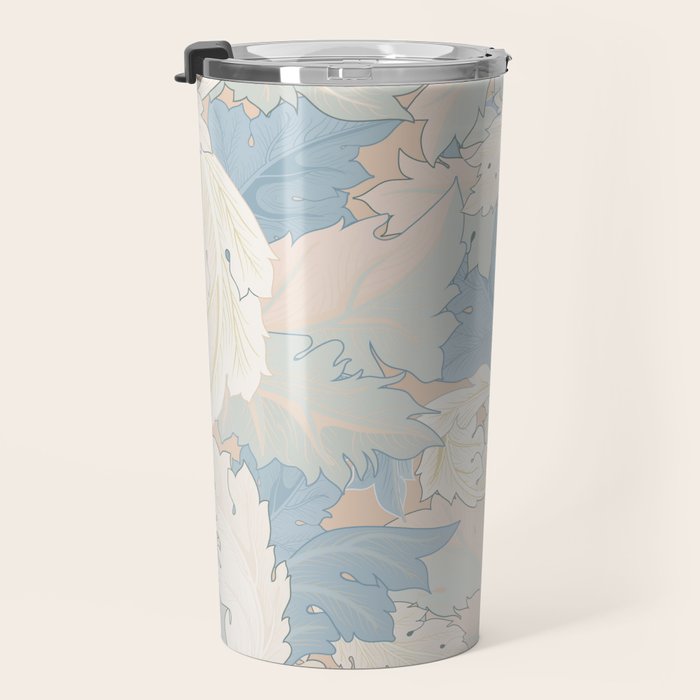 William Morris Pastel Acanthus Leaves Travel Mug Gallery Image 3