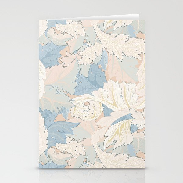 William Morris Pastel Acanthus Leaves Stationery Card Gallery Image 1