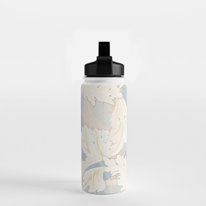 William Morris Pastel Acanthus Leaves Water Bottle Gallery Image 2