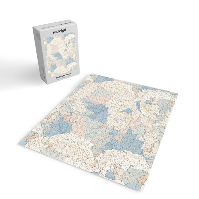 William Morris Pastel Acanthus Leaves Jigsaw Puzzle Gallery Image 2