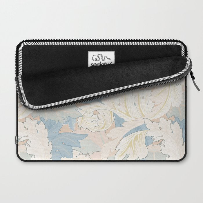 William Morris Pastel Acanthus Leaves Laptop Sleeve Gallery Image 2