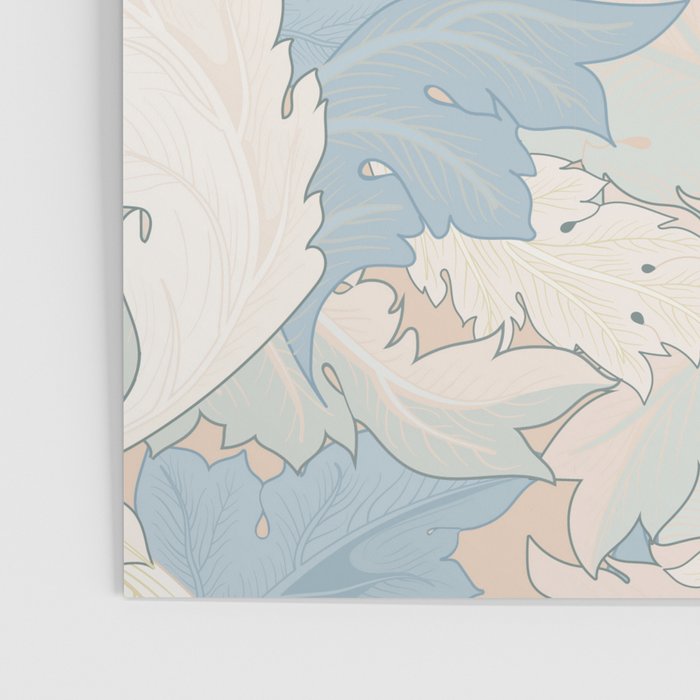 William Morris Pastel Acanthus Leaves Poster Gallery Image 3