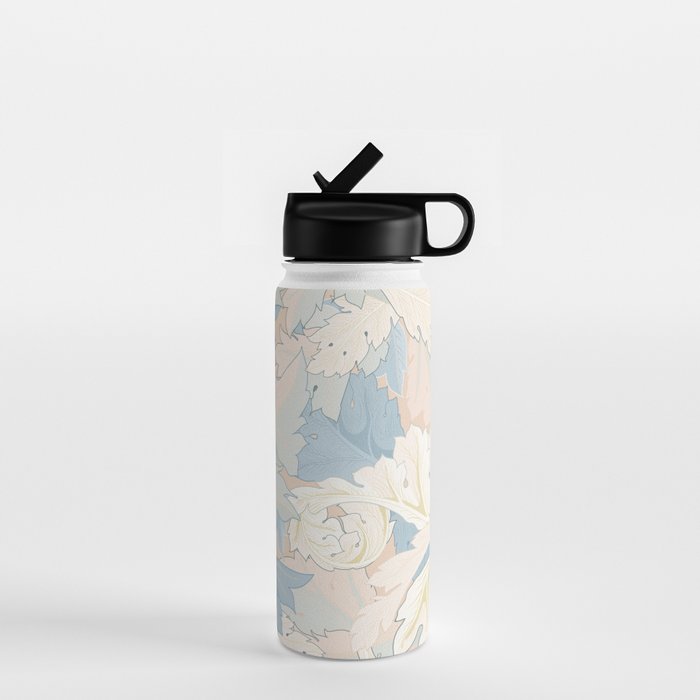 William Morris Pastel Acanthus Leaves Water Bottle Gallery Image 1