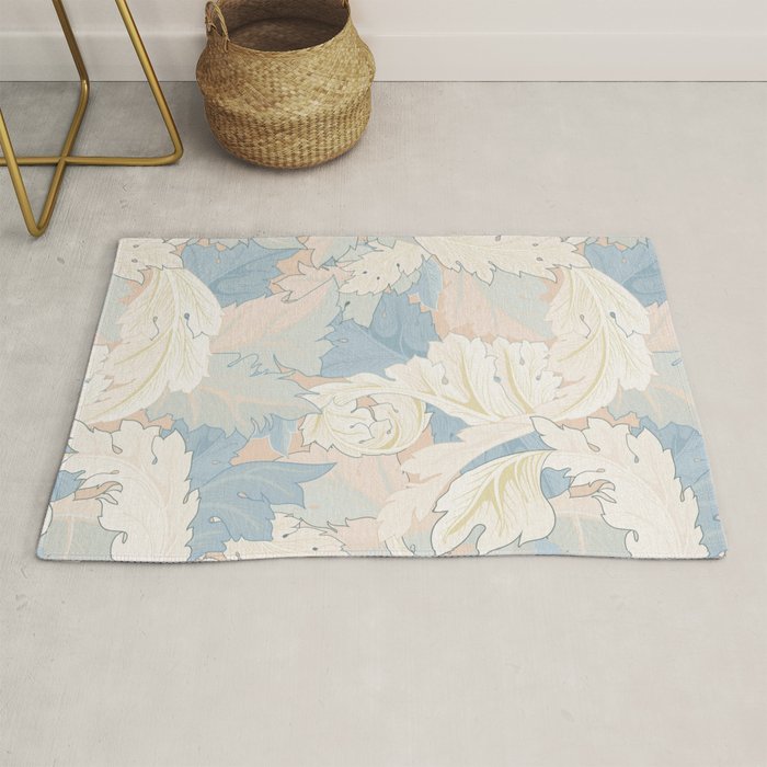 William Morris Pastel Acanthus Leaves Rug Gallery Image 1