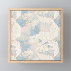 William Morris Pastel Acanthus Leaves Mini Art Print Gallery Image 1