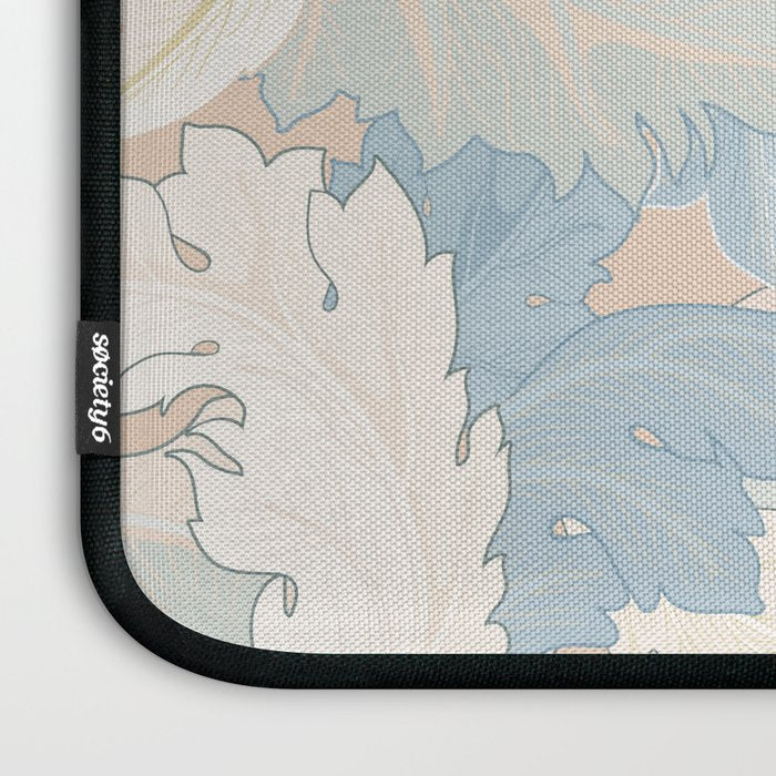 William Morris Pastel Acanthus Leaves Laptop Sleeve Gallery Image 3