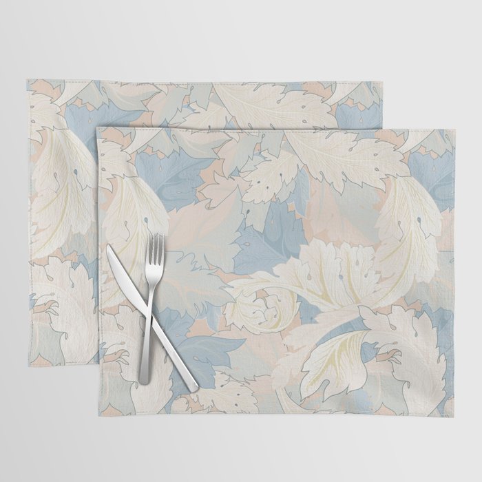 William Morris Pastel Acanthus Leaves Placemat Gallery Image 1