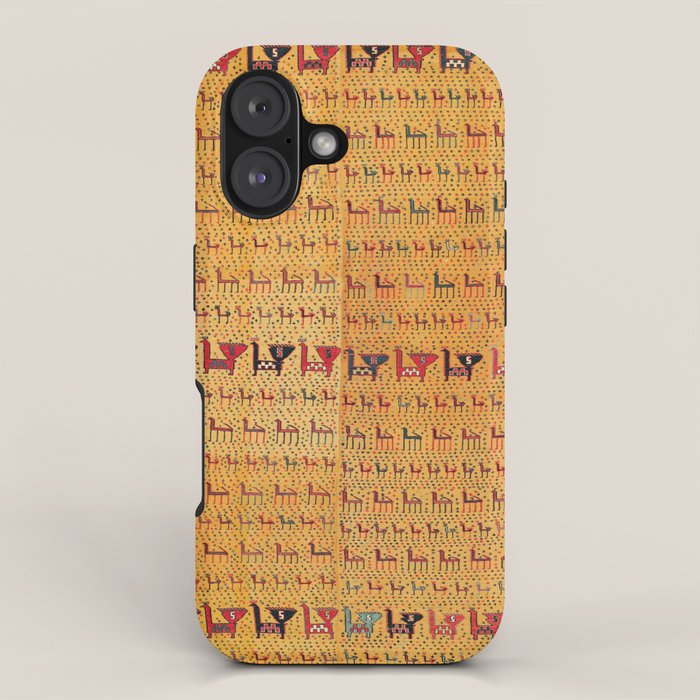 Shahsavan Moghan Southeast Caucasus Flatwoven Cover Print iPhone Case Gallery Image 1