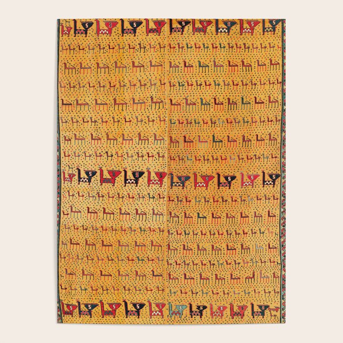 Shahsavan Moghan Southeast Caucasus Flatwoven Cover Print Poster Gallery Image 4