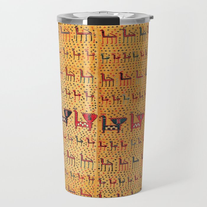 Shahsavan Moghan Southeast Caucasus Flatwoven Cover Print Travel Mug Gallery Image 1