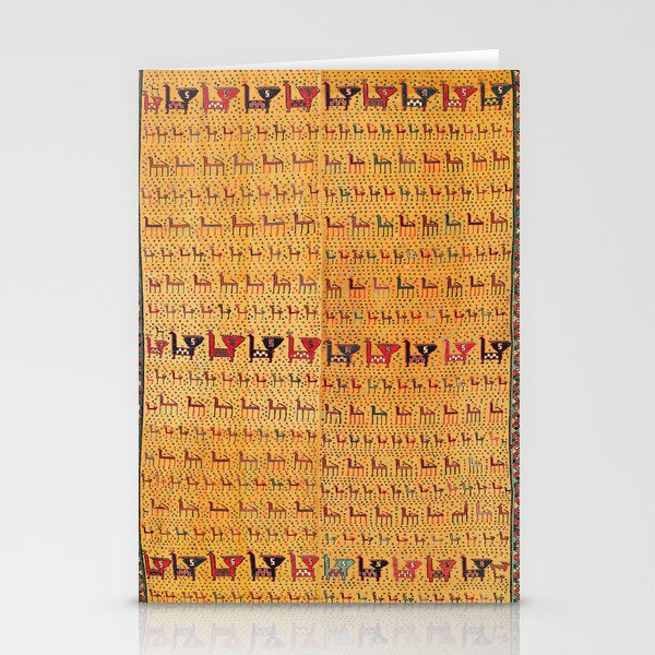 Shahsavan Moghan Southeast Caucasus Flatwoven Cover Print Stationery Card Gallery Image 2
