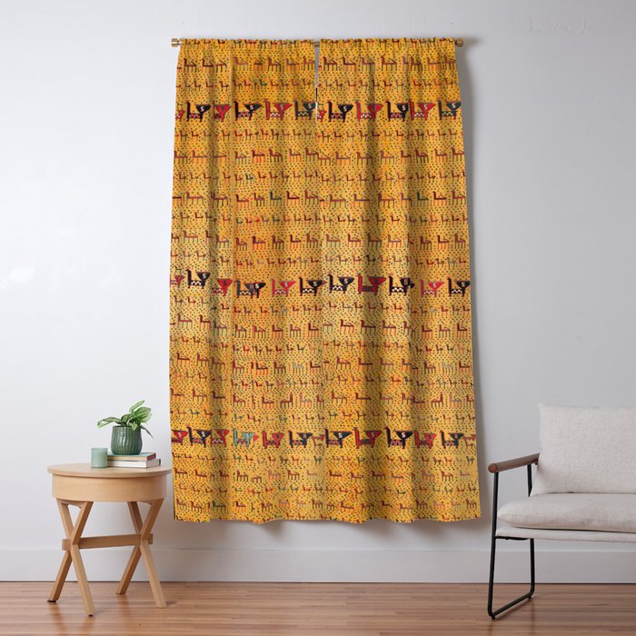 Shahsavan Moghan Southeast Caucasus Flatwoven Cover Print Window Curtain Gallery Image 5