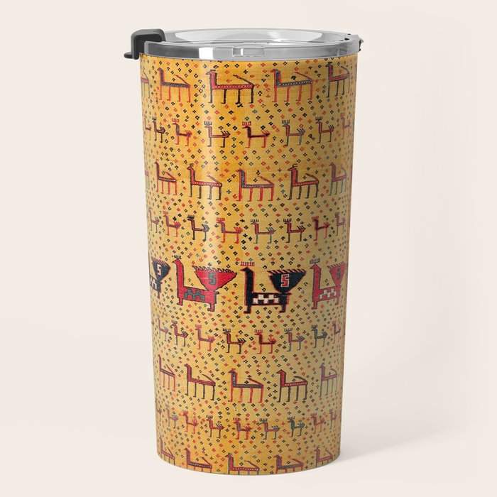 Shahsavan Moghan Southeast Caucasus Flatwoven Cover Print Travel Mug Gallery Image 3