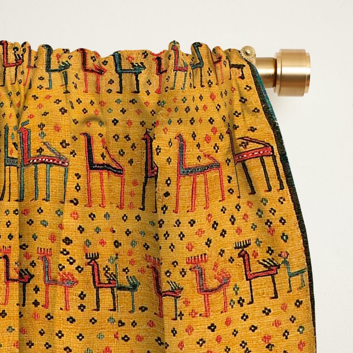 Shahsavan Moghan Southeast Caucasus Flatwoven Cover Print Window Curtain Gallery Image 2