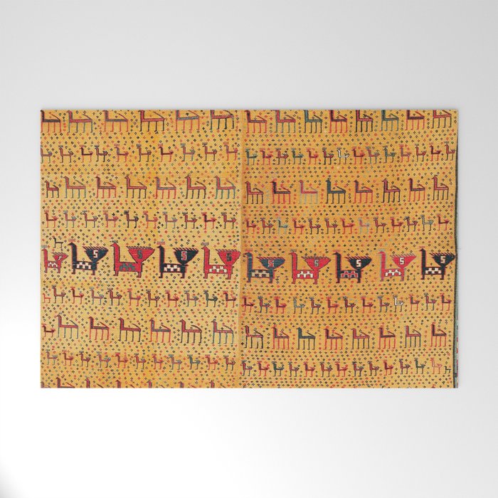 Shahsavan Moghan Southeast Caucasus Flatwoven Cover Print Welcome Mat Gallery Image 1