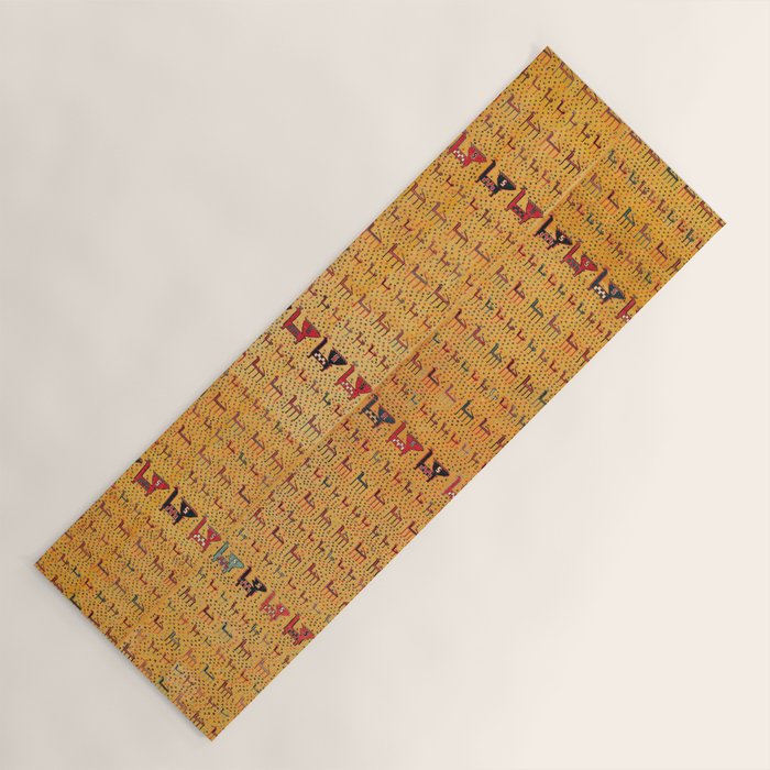Shahsavan Moghan Southeast Caucasus Flatwoven Cover Print Yoga Mat Gallery Image 1