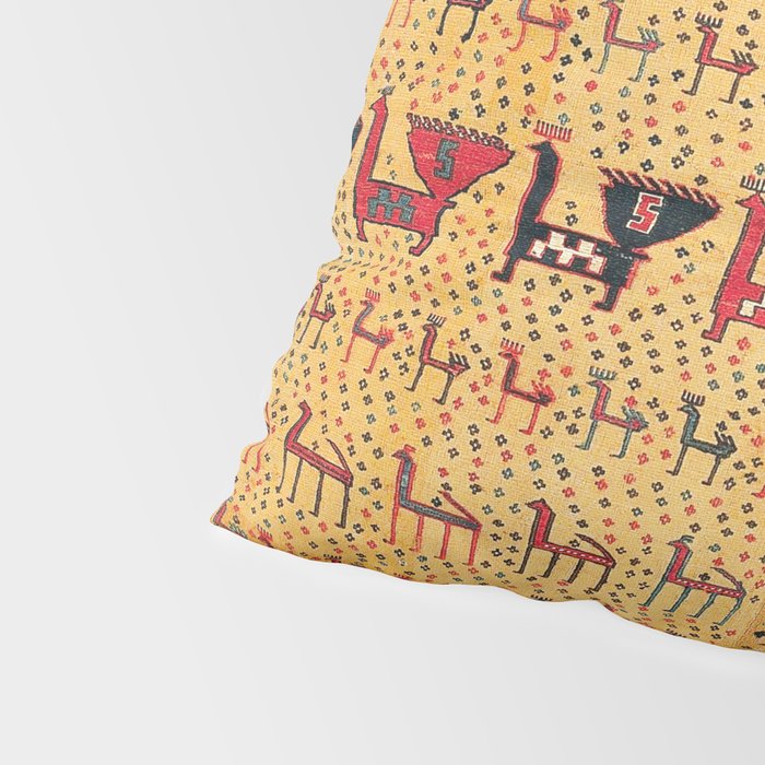 Shahsavan Moghan Southeast Caucasus Flatwoven Cover Print Pillow Sham Gallery Image 4
